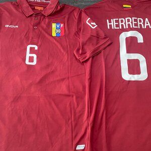 VENEZUELA National Team YANGEL HERRERA Men's JERSEY L or XL NWT by Givova